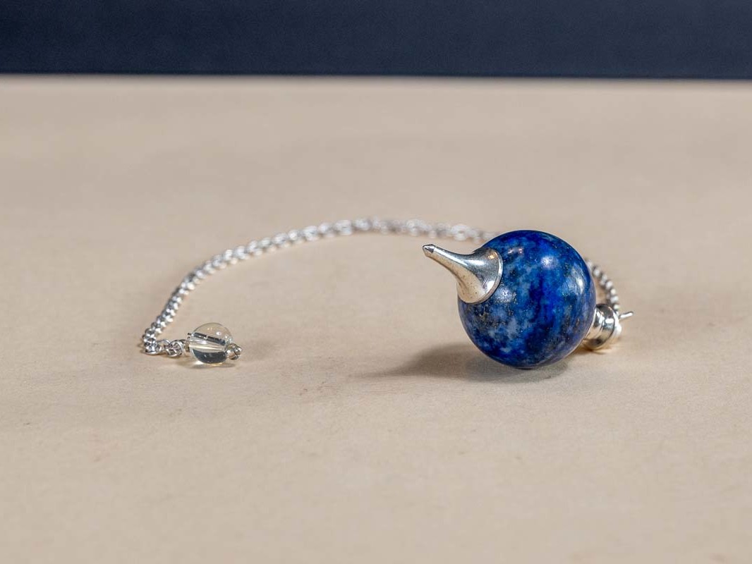 Pendule Lapis Lazuli sphérique