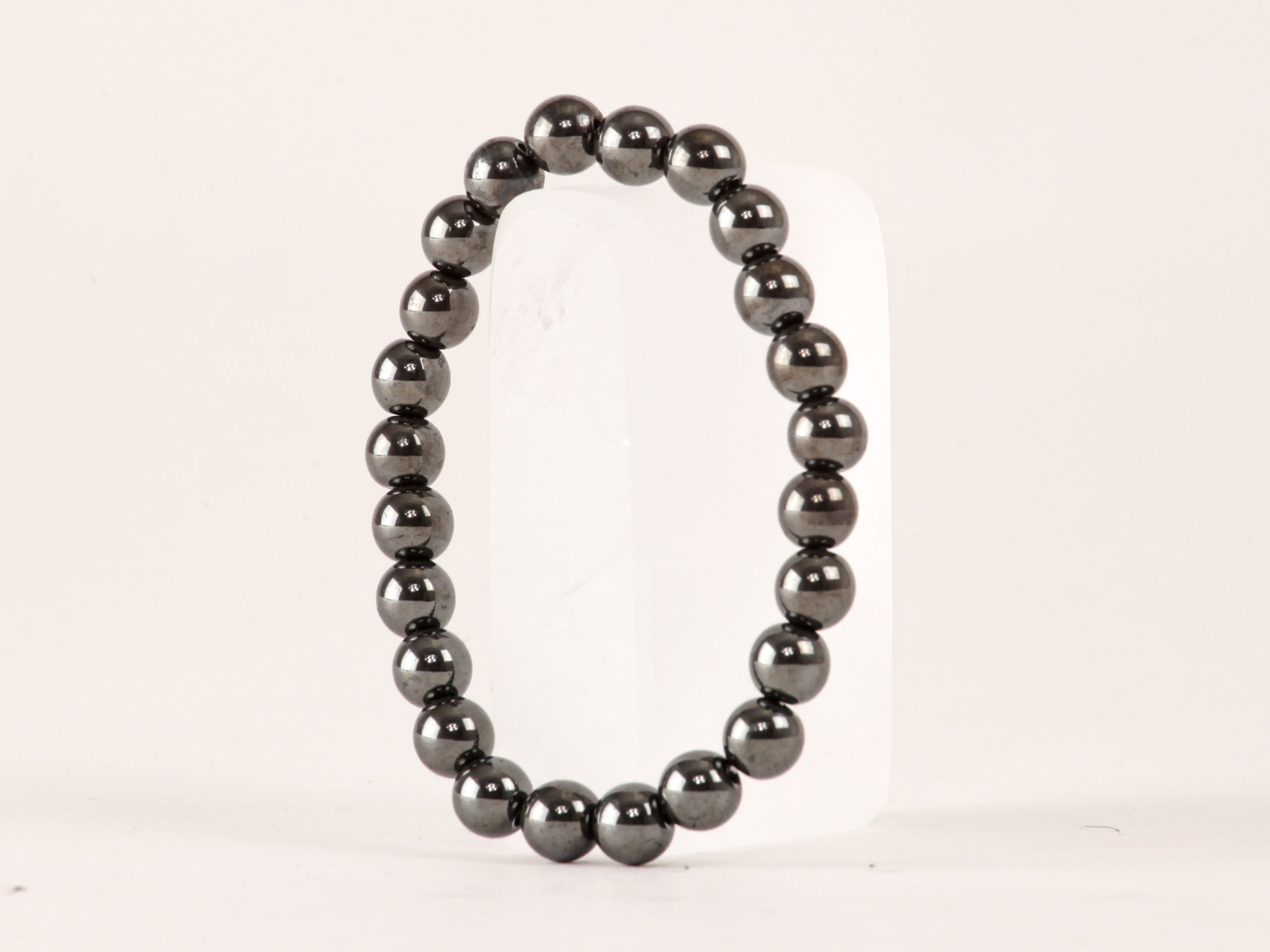 Bracelet Hematite perles 8mm