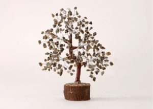 arbre bonheur labradorite fond blanc