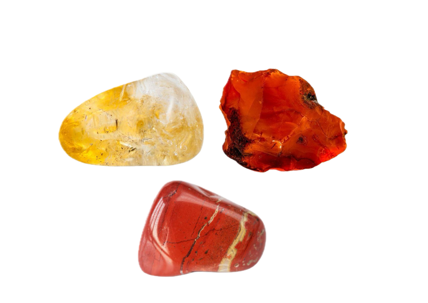 citrine cornaline jaspe rouge