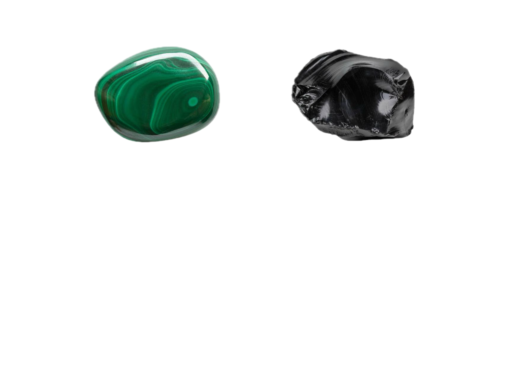 malachite obsidienne noire