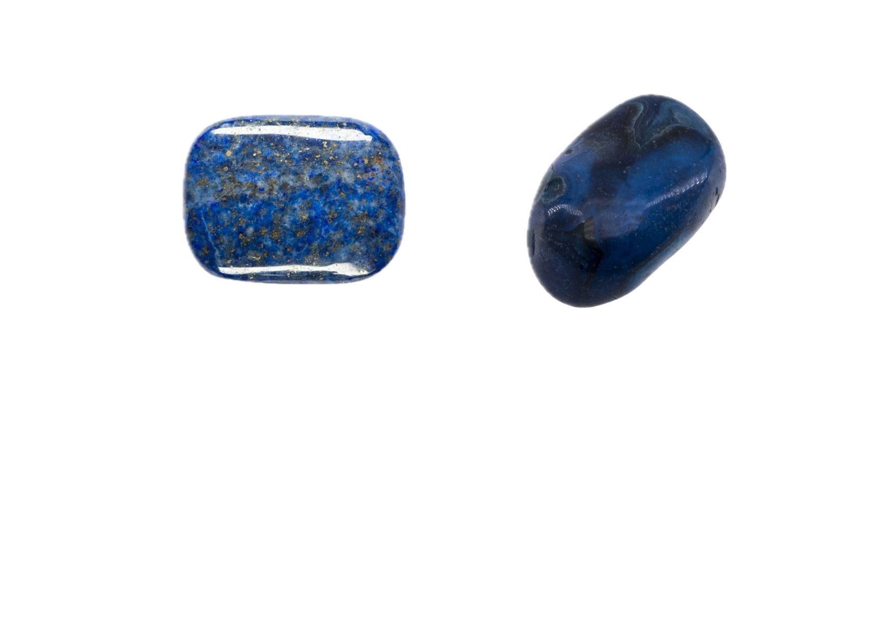 lapis lazuli agate bleue
