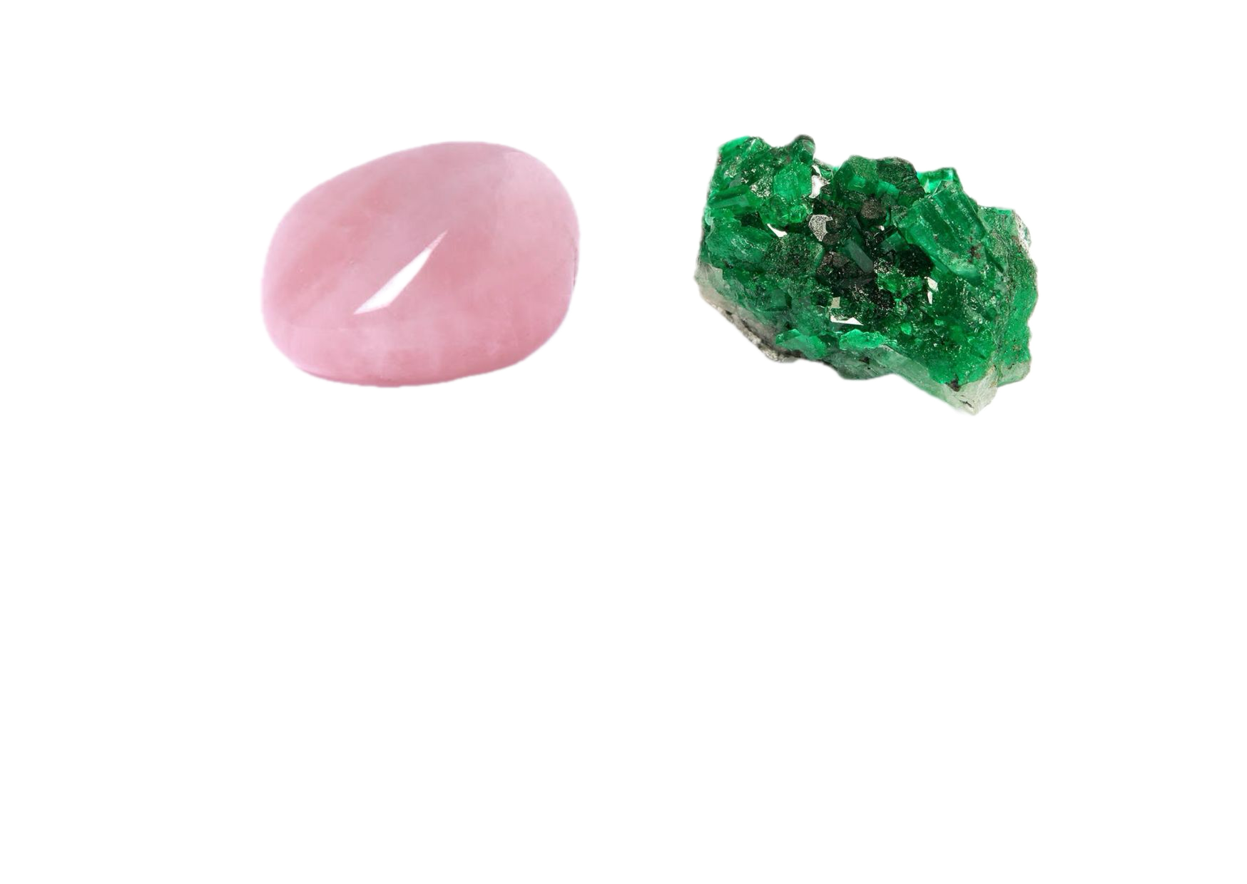 quartz rose émeraude