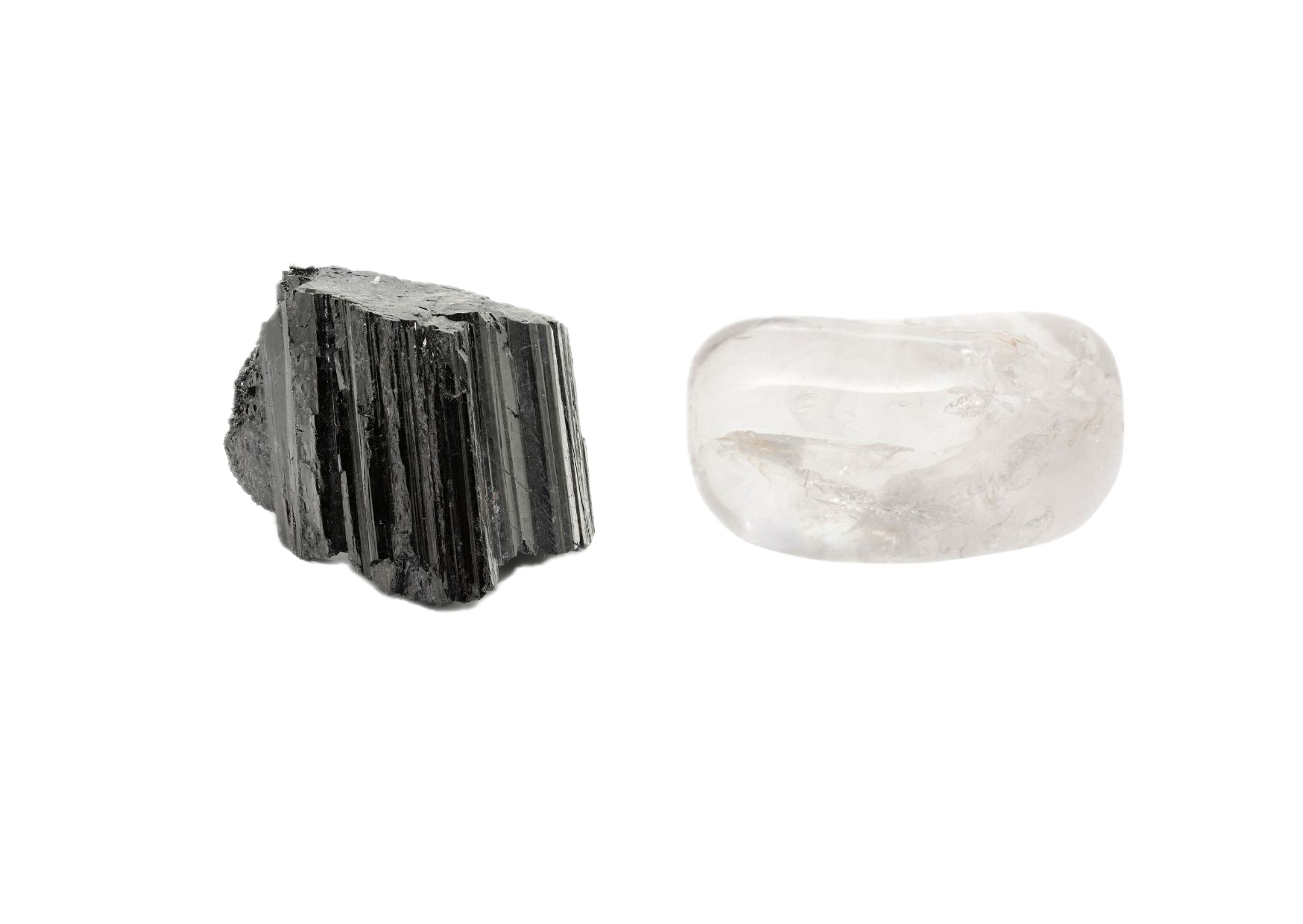 tourmaline noire et cristal de roche