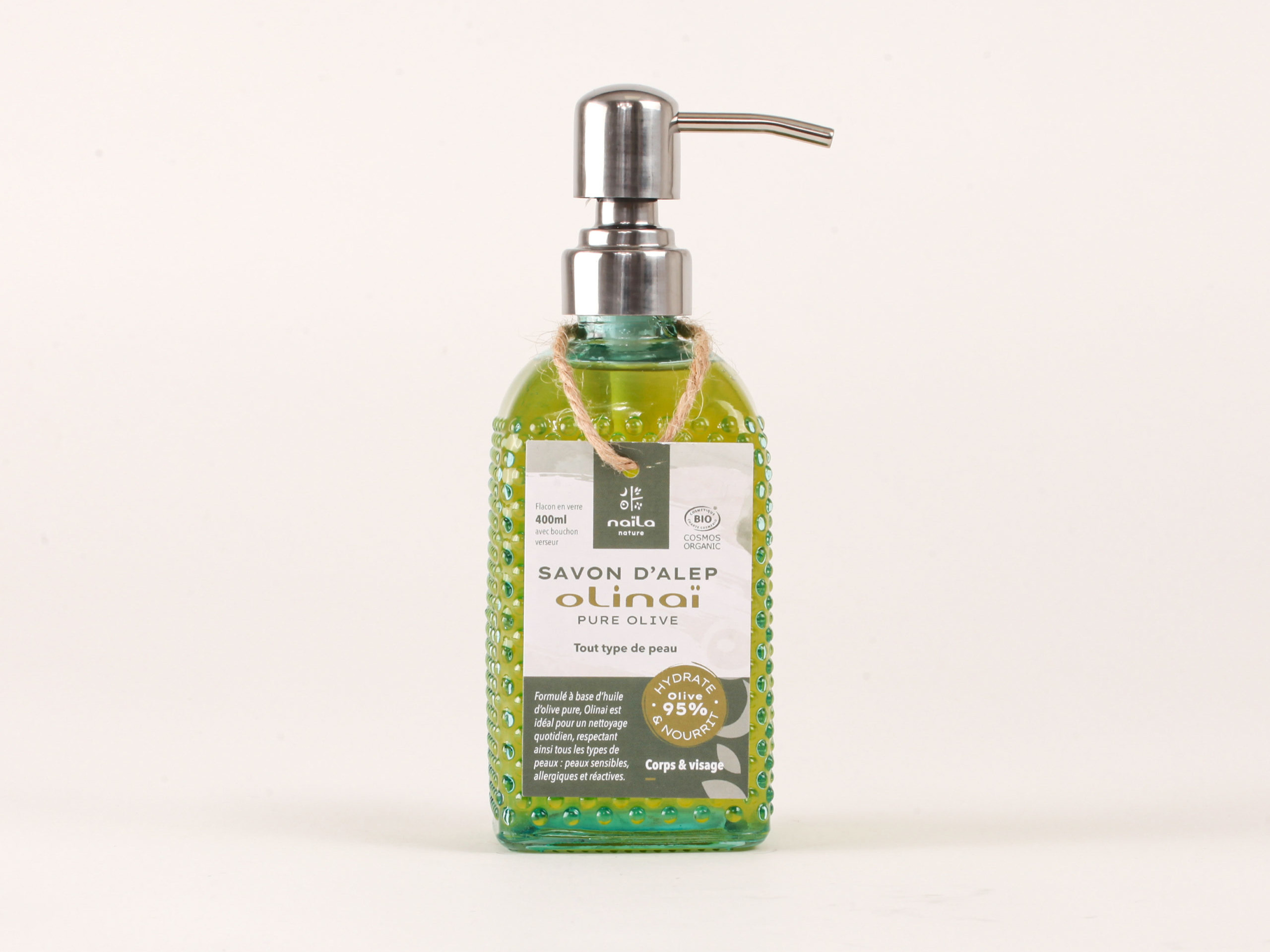 Savon d'Alep liquide pure olive 