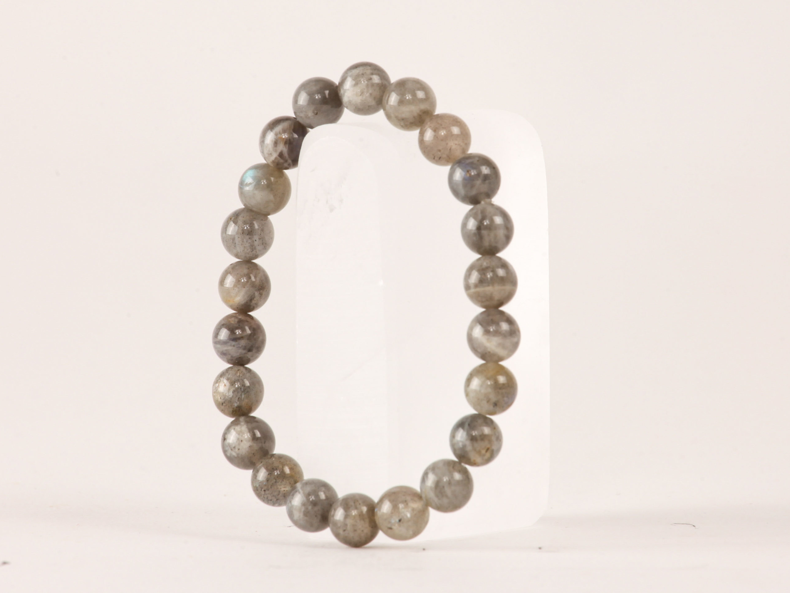 Bracelet Labradorite 'AA' perles 8mm