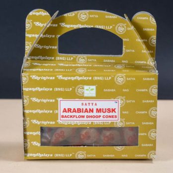 Encens Satya Musc arabe en cônes à refoulement