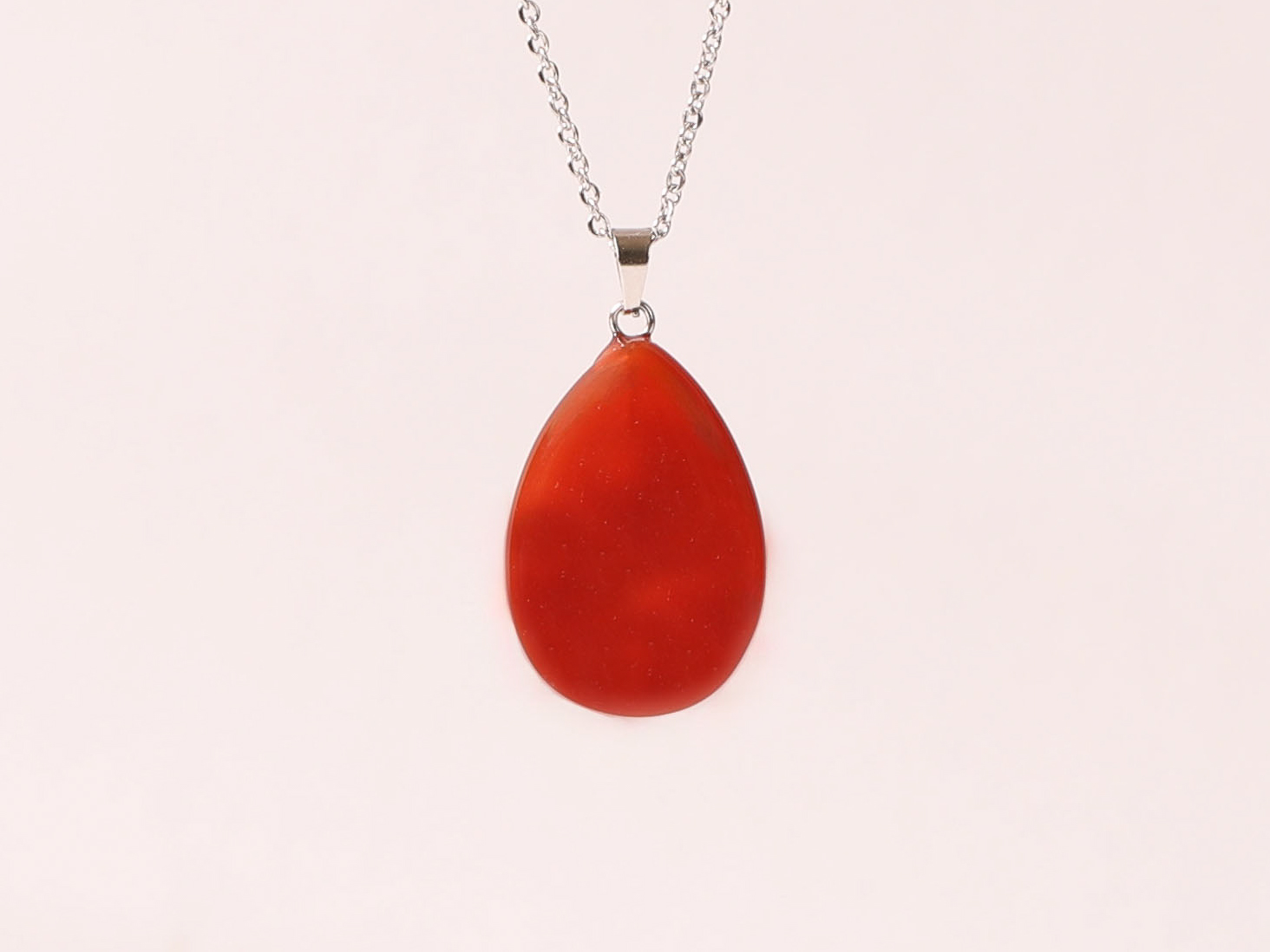 Pendentif Cornaline en forme de larme