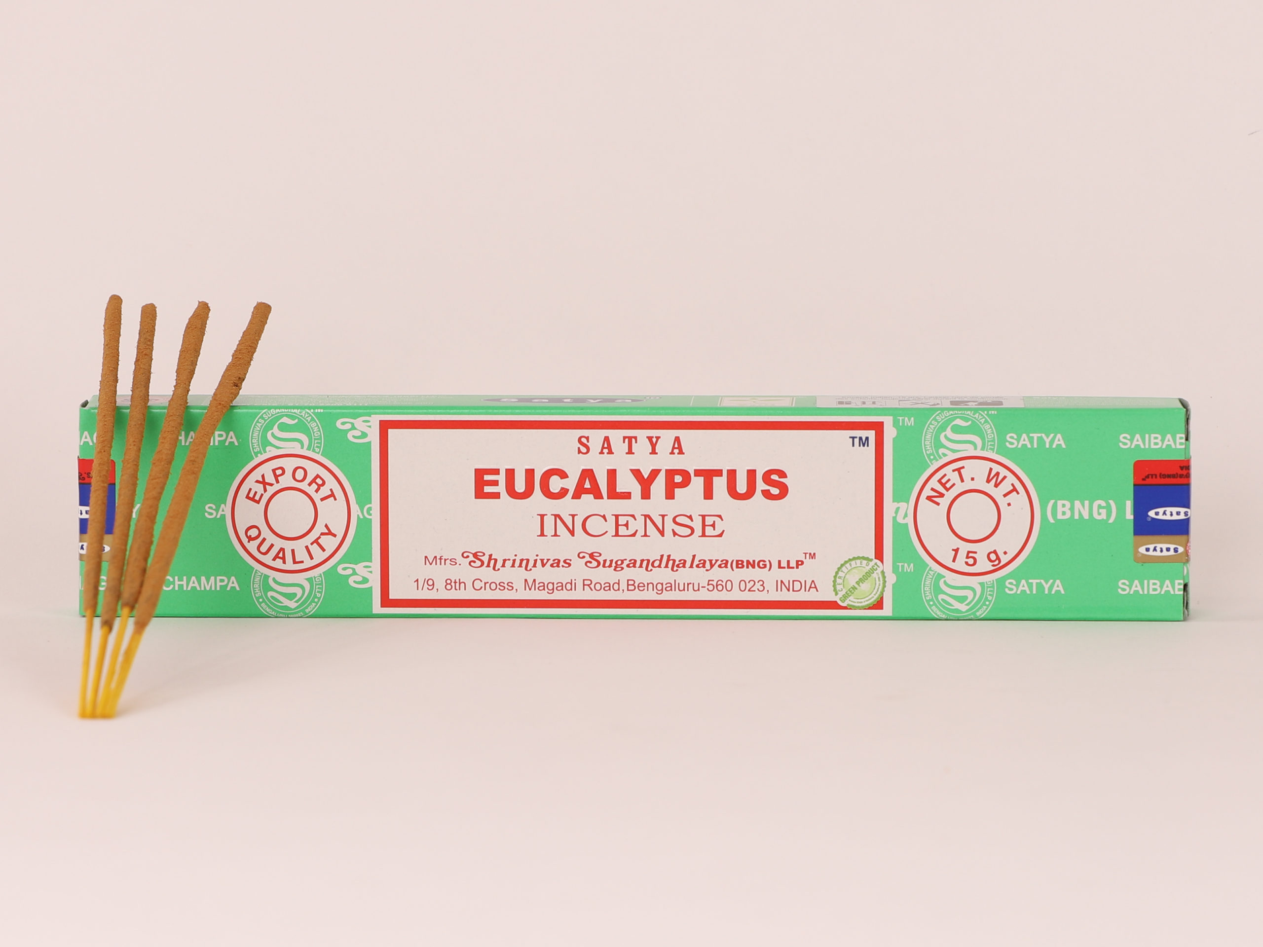 Encens Satya Eucalyptus en bâtons