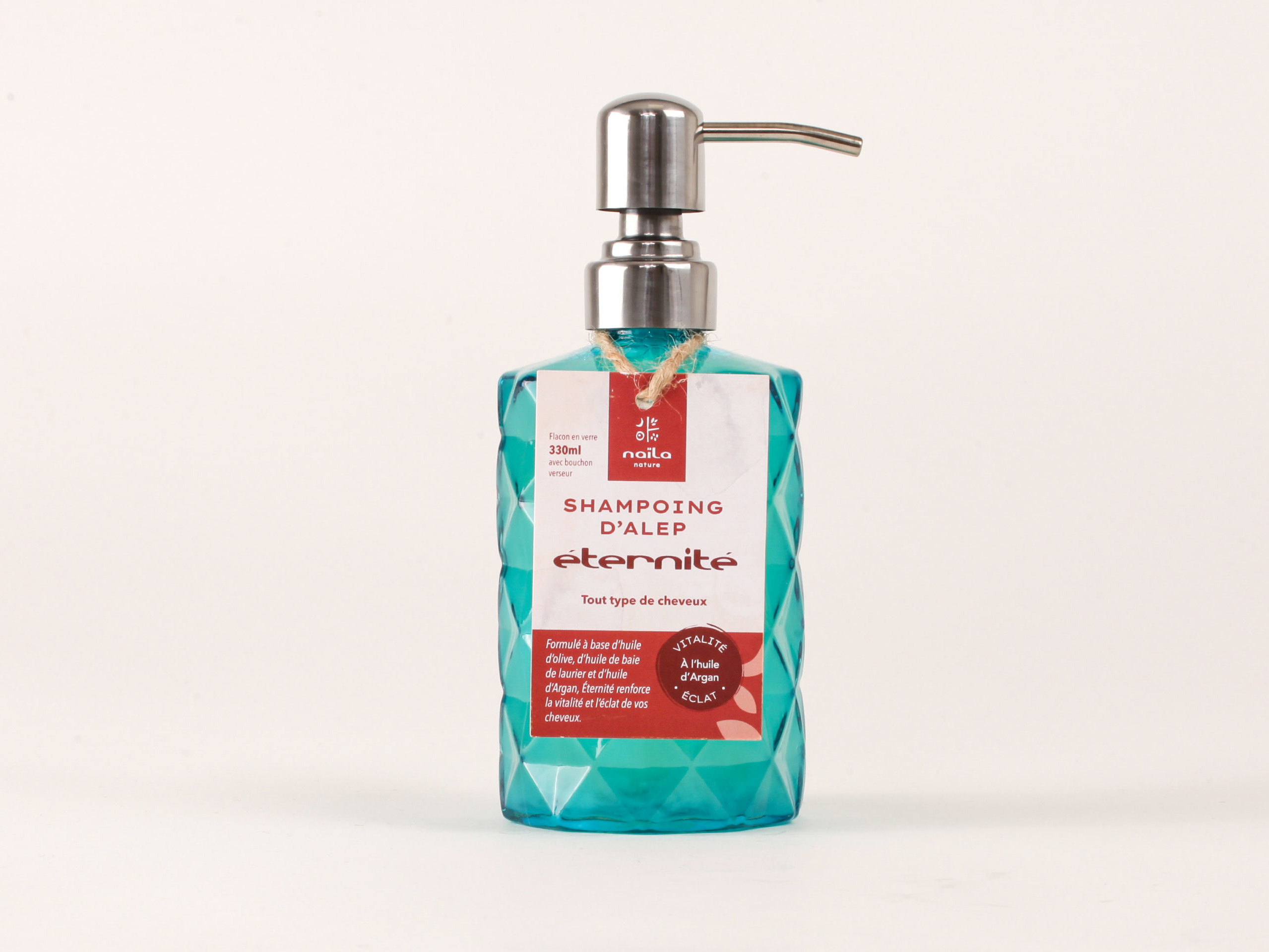 Shampoing d'Alep liquide à huile d'argan 