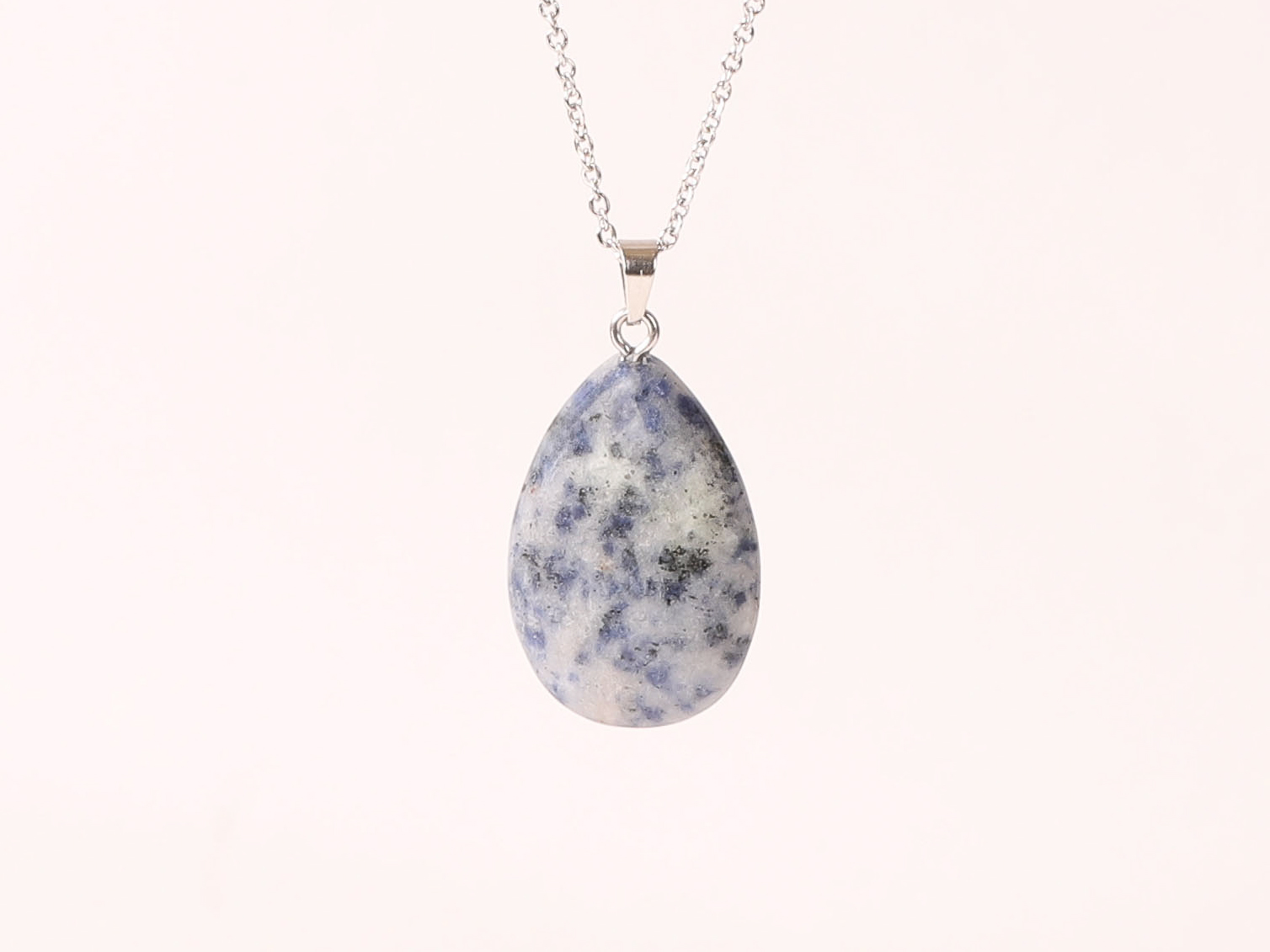 Pendentif Sodalite en forme de larme