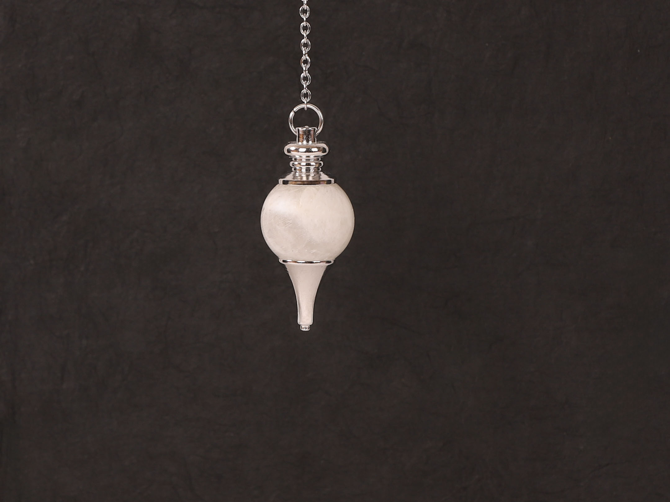 Pendule Pierre de Lune Blanche sphérique