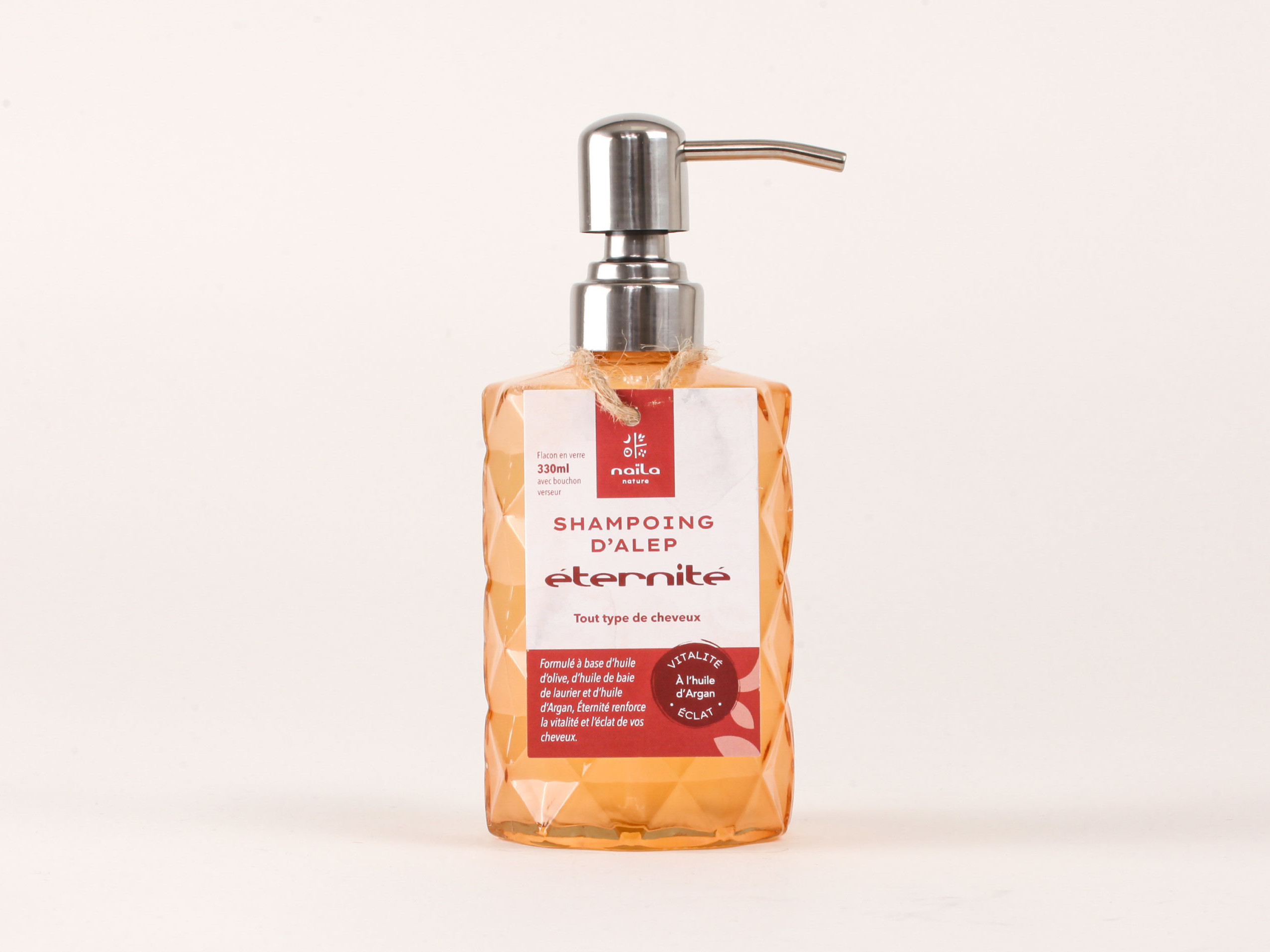 Shampoing d'Alep liquide à huile d'argan "Eternité"