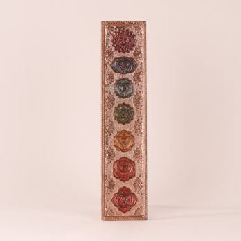 Porte-encens métal cuivré 7 Chakras