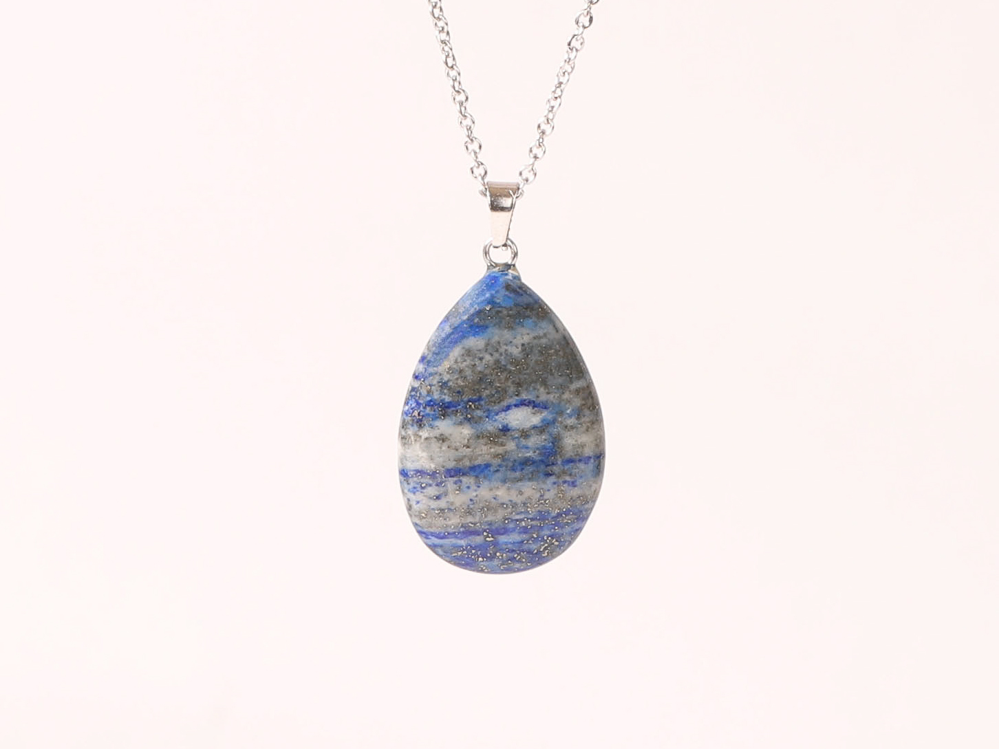 Pendentif Lapis lazuli en forme de larme