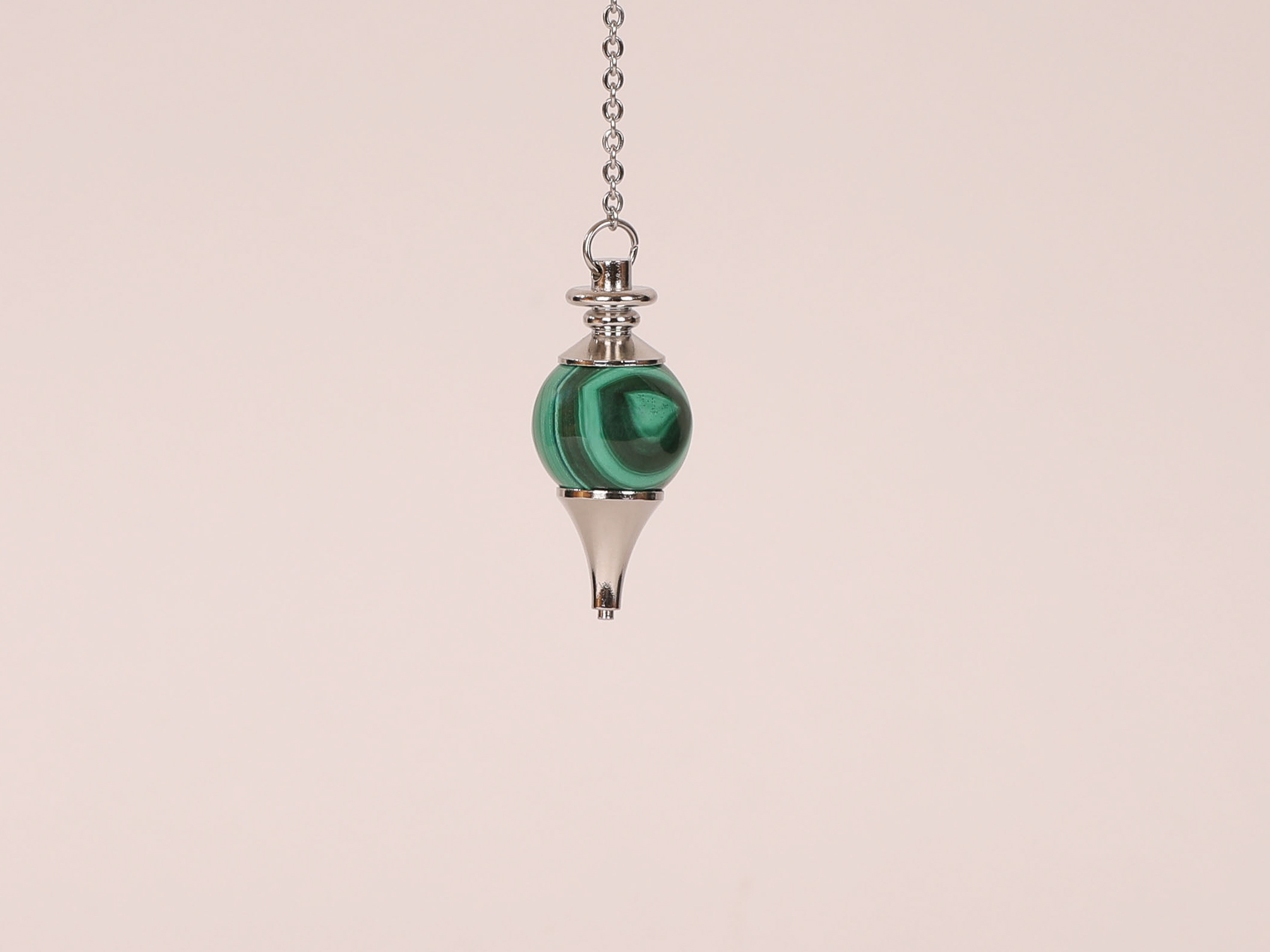 Pendule Malachite sphérique
