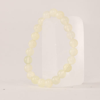 Bracelet Jade Verte 'A' perles 8mm