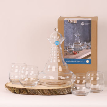 Carafe énergisante Alladin Or - 1.3L & 4 verres énergisants