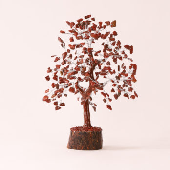 Arbre du Bonheur Jaspe Rouge 25cm