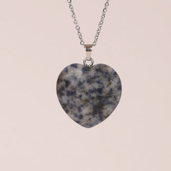 Pendentif Cœur Sodalite