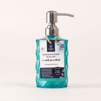 Shampoing d'Alep liquide à huile de nigelle "céleste"