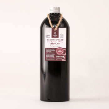 Savon d'Alep liquide Jasmin "cadeau des dieux" certifié BIO