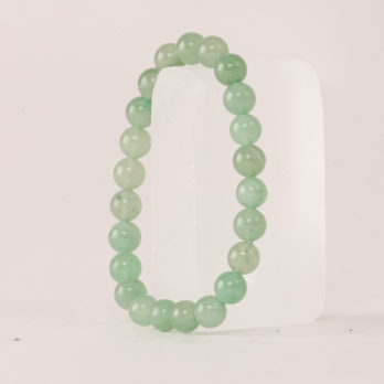 Bracelet Aventurine Verte 'A' perles 8mm