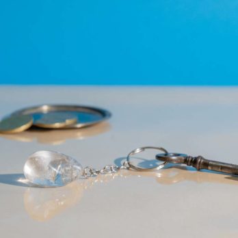 Porte clé Cristal de Roche