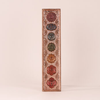 Porte-encens métal cuivré 7 Chakras
