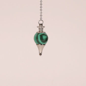 Pendule Malachite sphérique