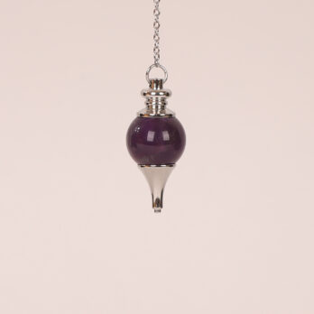 Pendule Améthyste sphérique