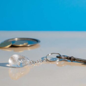 Porte clé Cristal de Roche