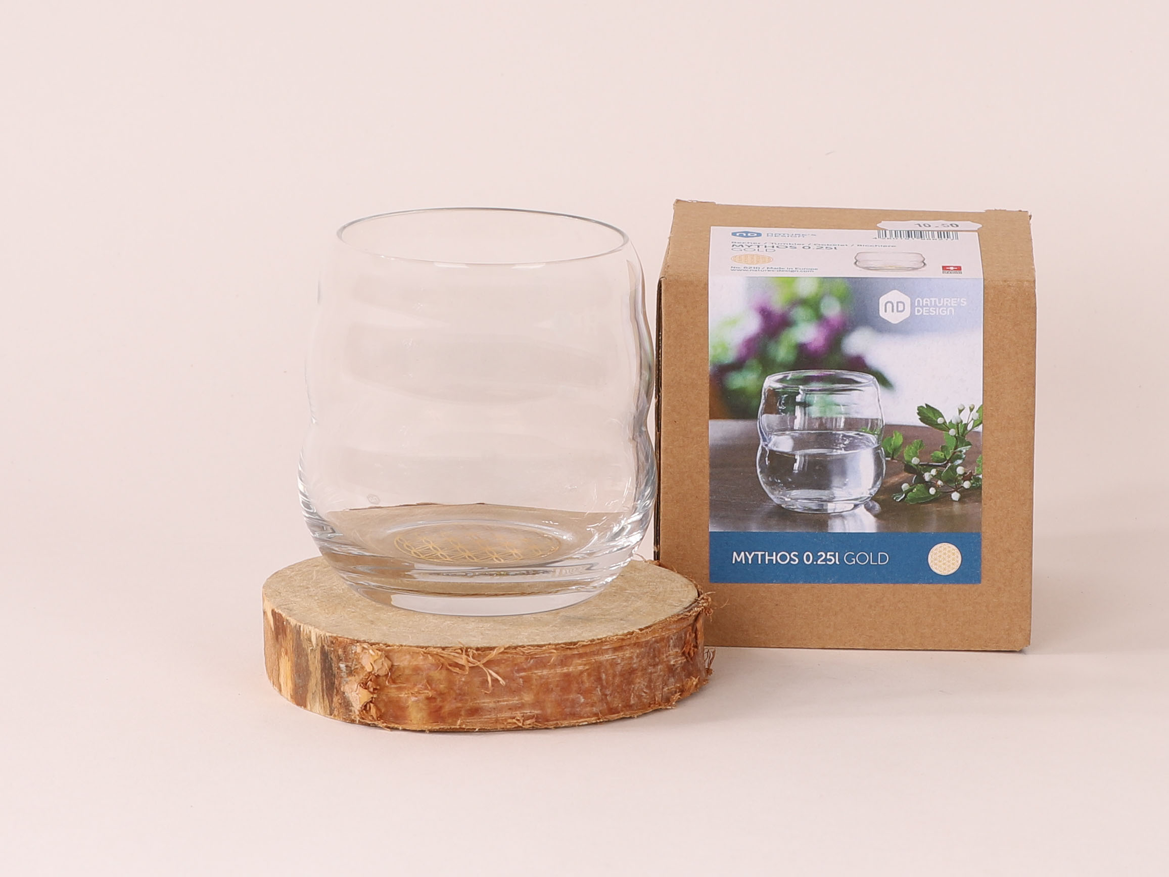 Natures-Design Mythos verre fleur de vie or