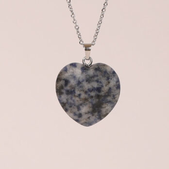 Pendentif Cœur Sodalite