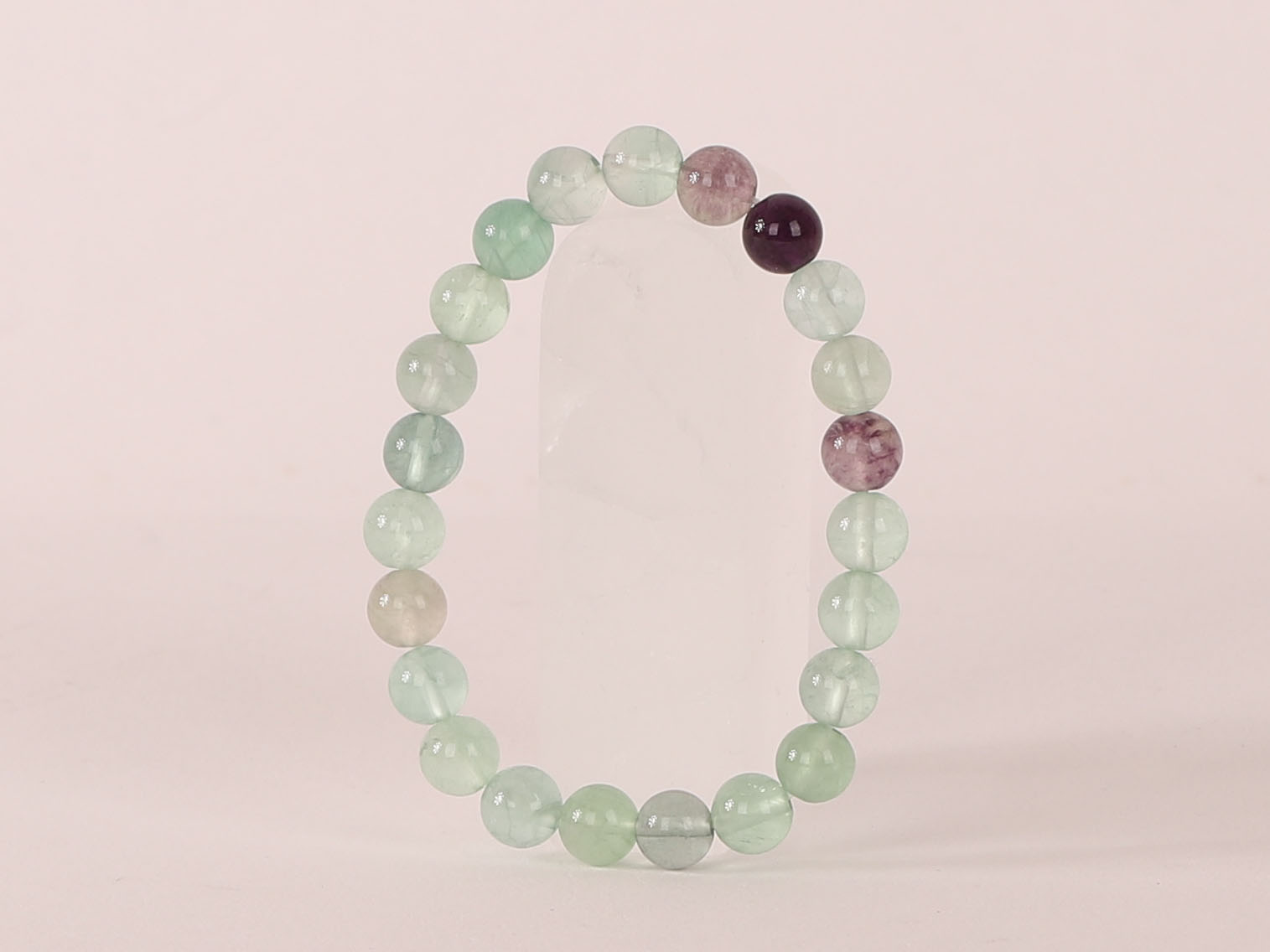 Bracelet Fluorite 'A' perles 8mm