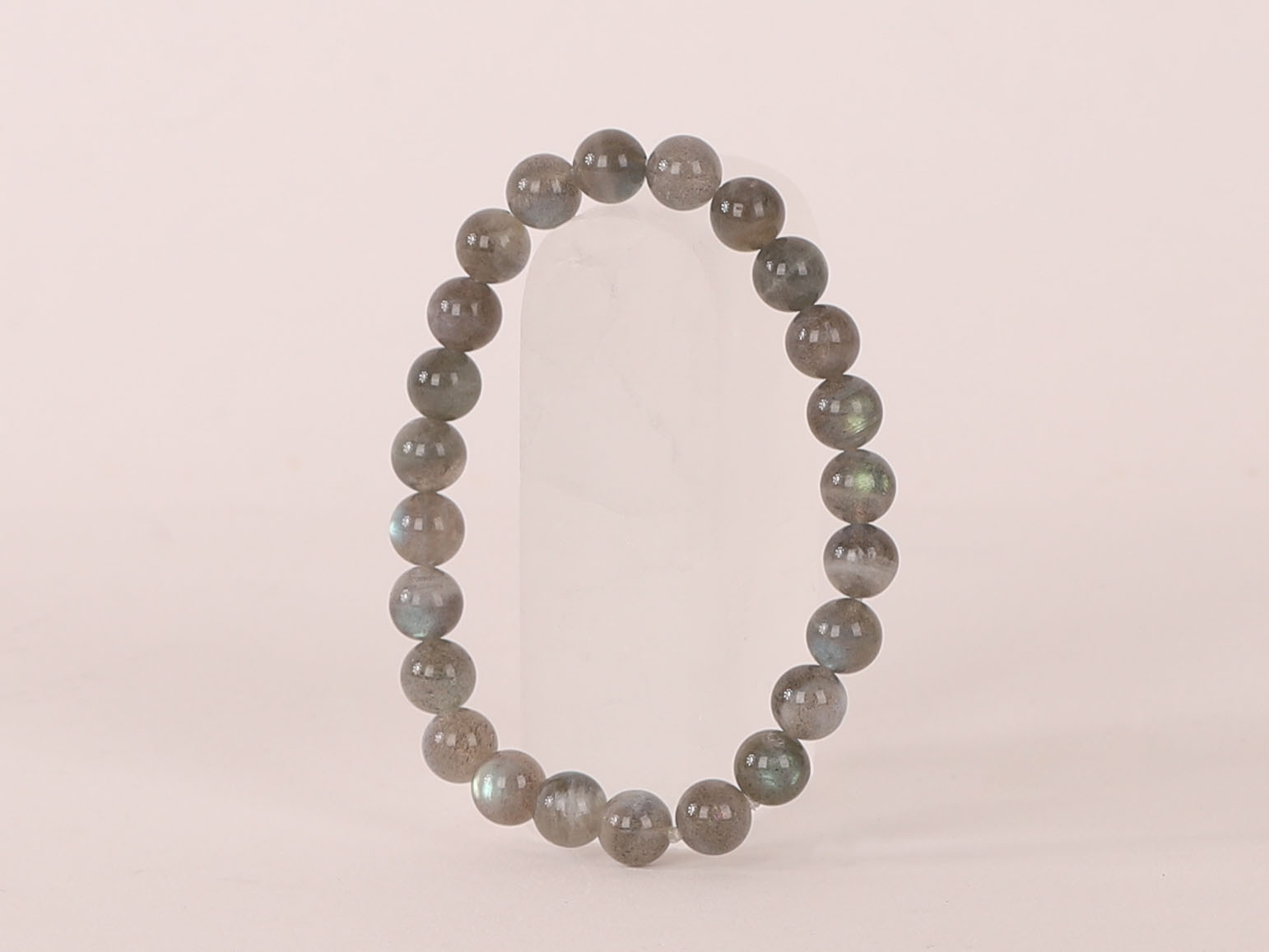 Bracelet Labradorite 'AA' perles 8mm