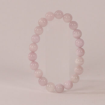 Bracelet Kunzite ‘A’ perles 8mm