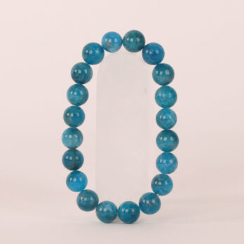 Bracelet Apatite 'AAA' perles 10mm