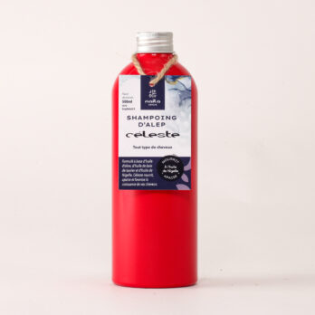 Shampoing d'Alep liquide à huile de nigelle "Céleste"