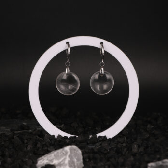 Boucles d'oreilles cercle en Cristal de Roche attache ronde 5 6Sge63htPSJpiIgZJluzTh2 nId6S0QeI uoTUgPHZY