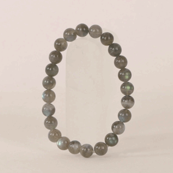 Bracelet Labradorite 'AA' perles 8mm