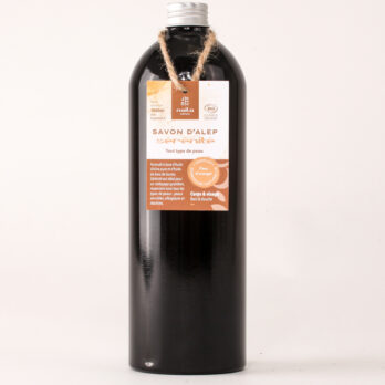 Savon d'Alep liquide fleur d'oranger "sérénité" certifié Bio