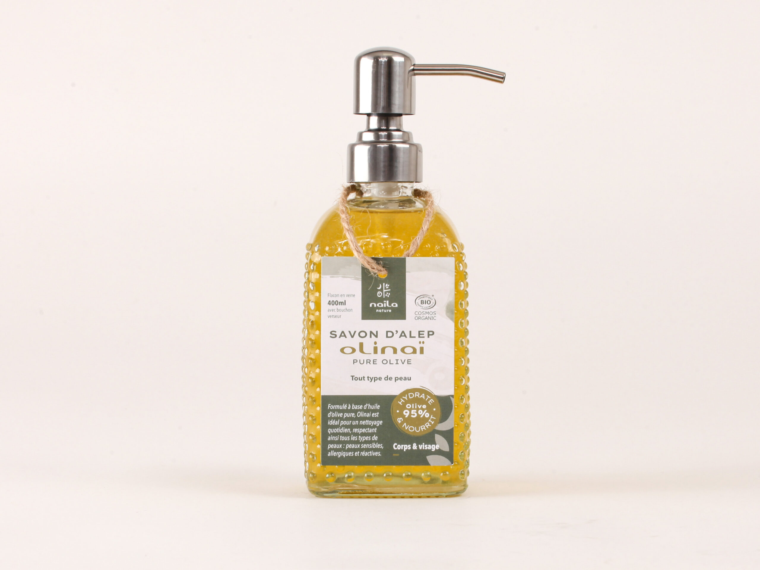 Savon d'Alep liquide pure olive "Olinaï" certifié BIO 4 O8fjPd2NYEibTLTG3PjHHCuxHrXeZ6jNbYkHfUiSCwk scaled