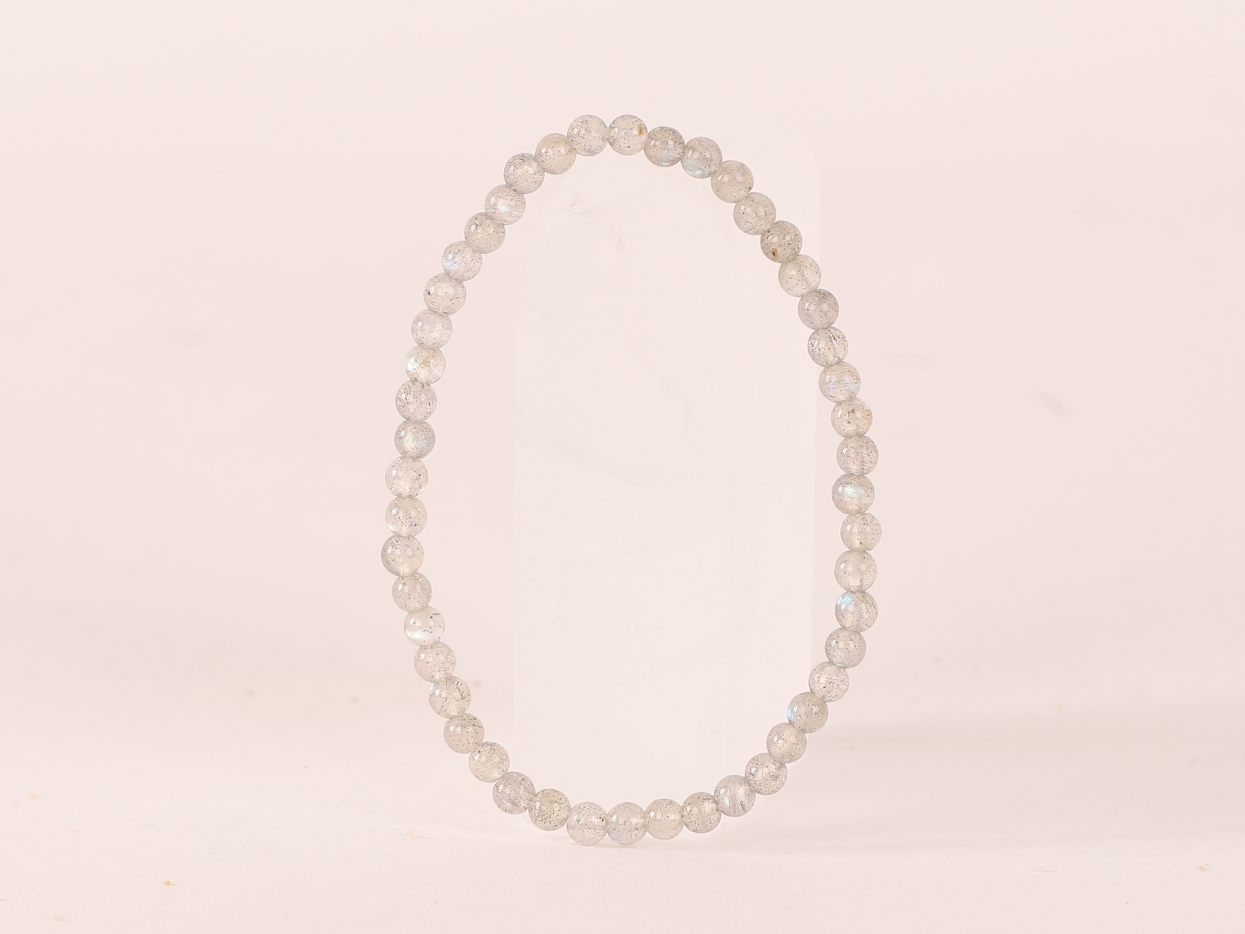 Bracelet Labradorite 'AA' perles 4mm