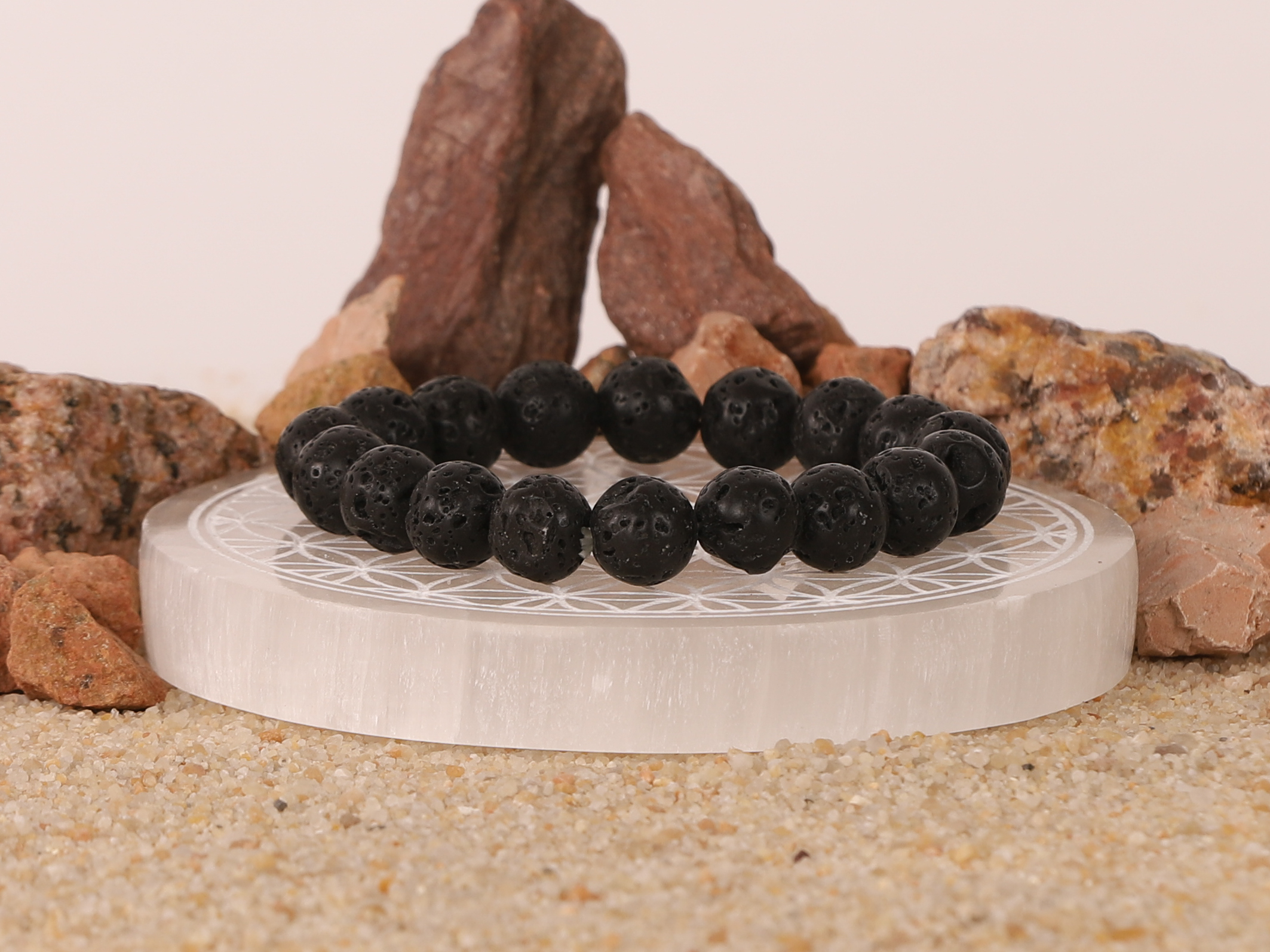 Bracelet Pierre de Lave 10mm 3