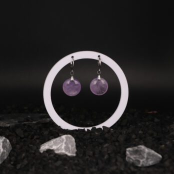 Boucles d'oreilles cercle en Améthyste attache ronde 5 WO0dUcn2wCBeGsbBAt0zmrlyaxnXZpnlWCNu25AF2Xk