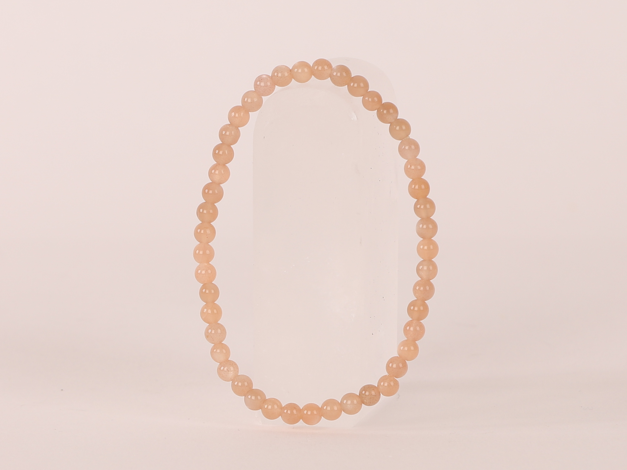 Bracelet Pierre de Soleil 'AA' perles 4mm 7 Bracelet Pierre de Soleil 'AA' perles 4mm