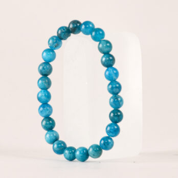 Bracelet Apatite 'AAA' perles 8mm
