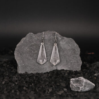 Boucles d'oreilles cravate en Cristal de Roche attache crochet 5 c82eZ5H1VBtaqCwZsUda8lSSWs3VwC tnMR4oPVIlTA