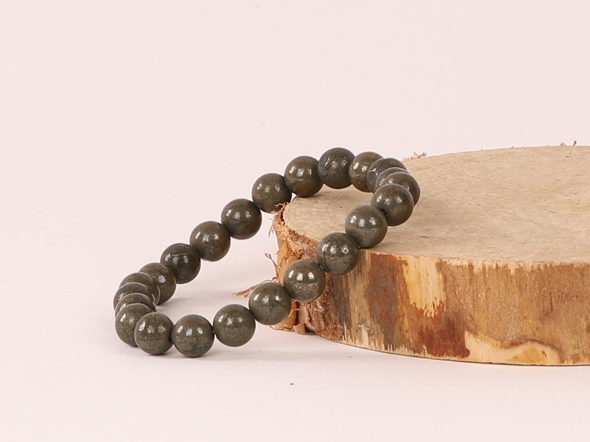 Bracelet Pyrite 'A' perles 8mm 3 cn7tYEThxq6bMTI60OcVpRR2OVQBhsH0qr04CxFJ K0